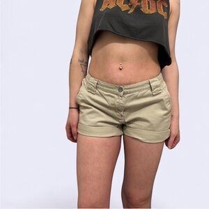 Vintage Calvin Klein High-Rise Shorts - Tan/Khaki 8